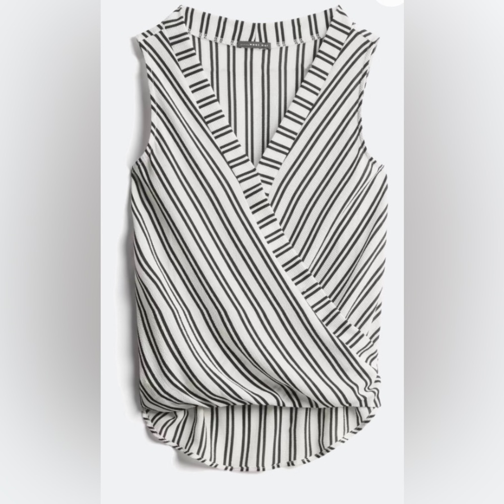 West Kei Black and White Blouse